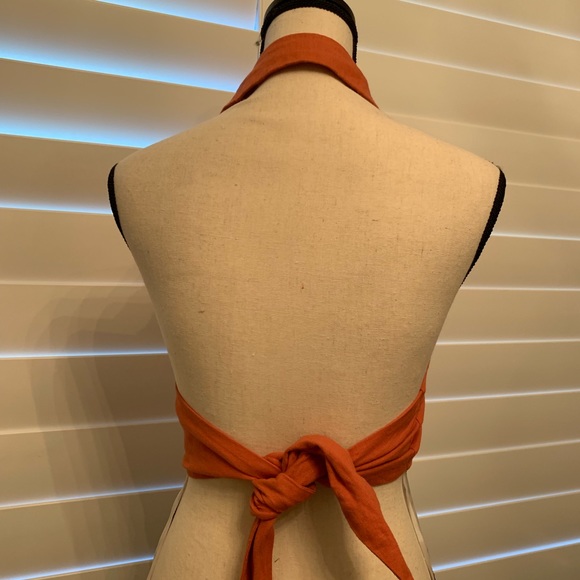 button down crop top - Picture 2 of 2